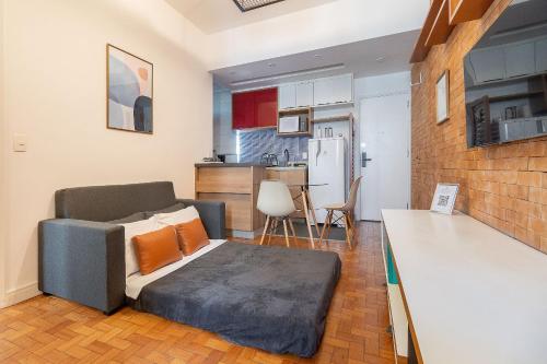 ห้องครัว, Apartamento com estilo próximo ao Baixo Gávea (Apartamento com estilo proximo ao Baixo Gavea) near จาร์ดิม โบตานิโค