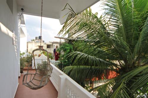 Balcony/terrace, Daphne Hotel in Mamallapuram