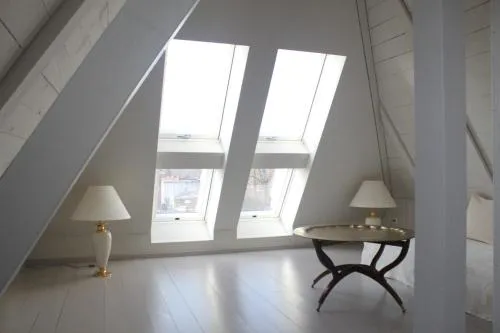 Kleine Wolke - Dachgeschoss Ferienwohnung mit Klimaanlage und Ausblick in Leipzig, Deutschland