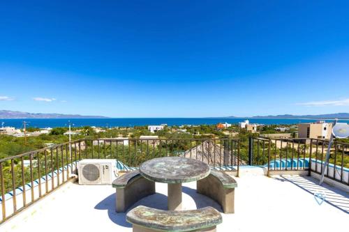 Bayview Home with Office Rooftop and Palapa Tower in El Sargento, Mexico