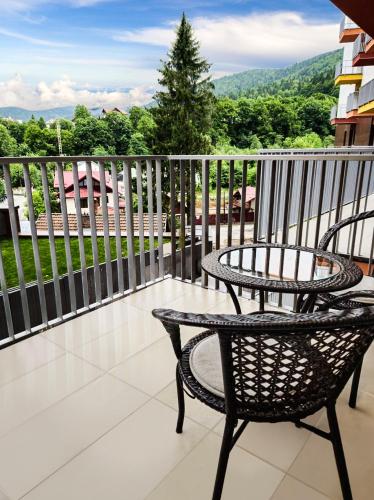 Walter Studio Sinaia with Balcony and Private Parking