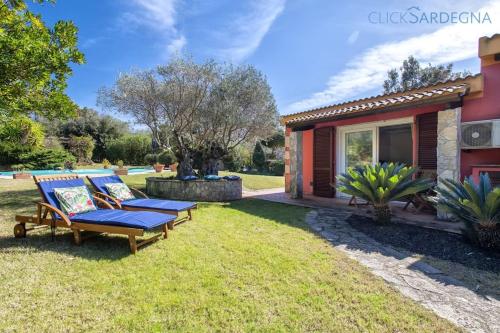 Alghero Villa Rujia with garden and pool