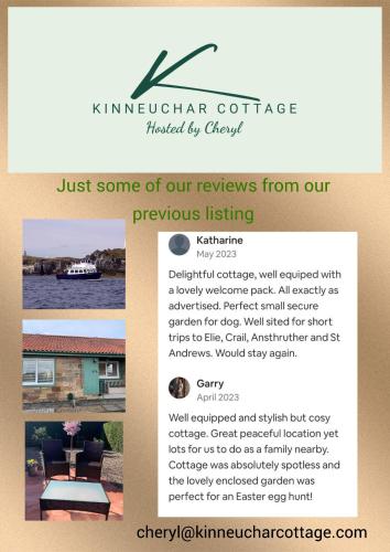 Kinneuchar Cottage - by Elie, Dog Friendly.