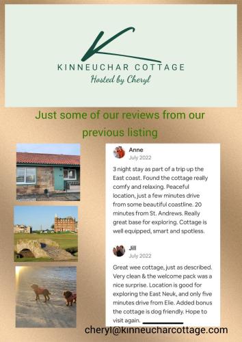 Kinneuchar Cottage - by Elie, Dog Friendly.