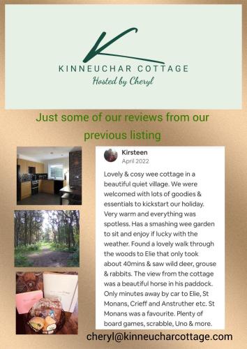 Kinneuchar Cottage - by Elie, Dog Friendly.