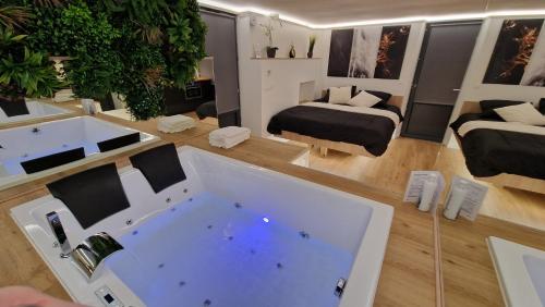 Studio indépendant avec jacuzzi et terrasse - Location saisonnière - Colombes