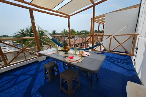 Villa con alberca, a una cuadra del mar in Chicxuclub Puerto Yucatan