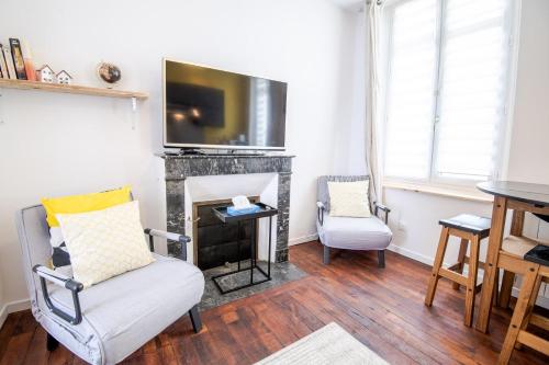 Charmant T2 au pied du château