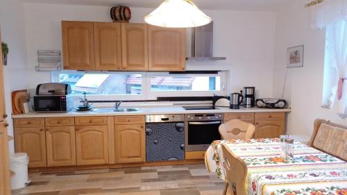 廚房, Ferienwohnung Mioritza in 卡爾穆恩茲