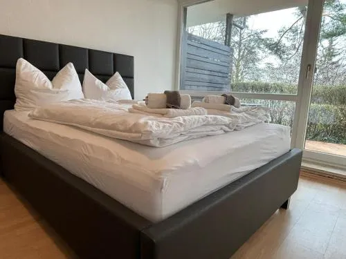 Stadtnahe Wohnung mit Terrasse in Höchberg, Deutschland