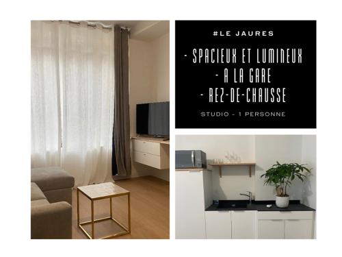 #Le Jaurès - Studio à la Gare - Neuf et Lumineux - Location saisonnière - Brive-la-Gaillarde