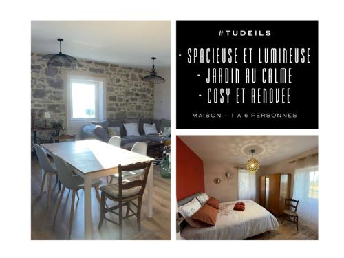 #Villa LeCalmeDuVerdier - Spatieuse et Lumineuse gîte à louer Tudeils