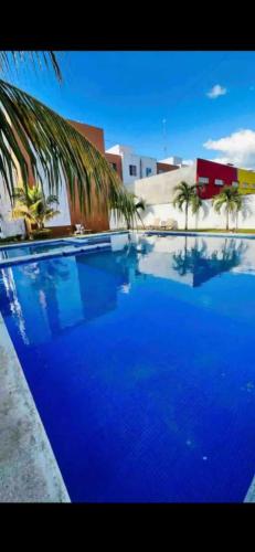 Depa con alberca en privada, Cancún