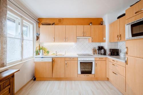 廚房, Ferienhaus Classic in 格勒布明鎮中心