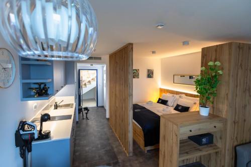 Cocina, Blue Pearl Elite Apartments in Piran