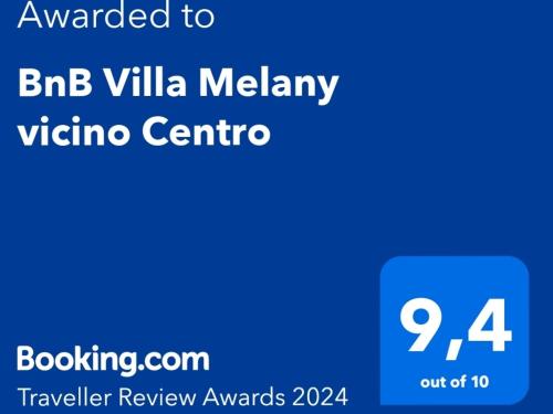 BnB Villa Melany vicino Centro