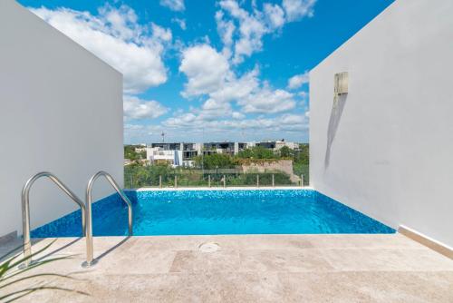 Serenity in the Sky - Studio with Rooftop and Plunge pool, Tulum (fotografie 4)