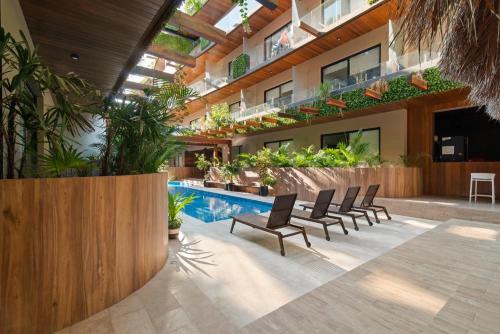 Serenity in the Sky - Studio with Rooftop and Plunge pool, Tulum (fotografie 5)