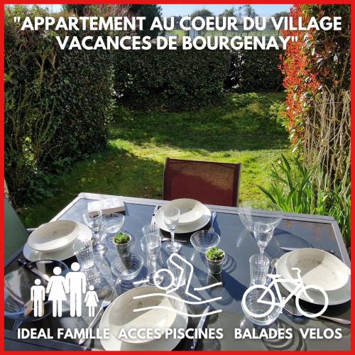 "L'ESCAPADE" Appartement 5 personnes, cœur village, accès parc aquatique gratuit - Location saisonnière - Talmont-Saint-Hilaire