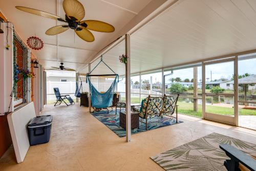 Waterfront Merritt Island Home with Patio and Pool!