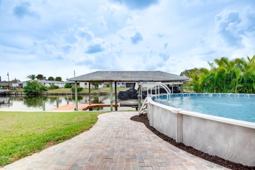 Waterfront Merritt Island Home with Patio and Pool!