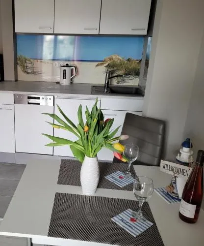WINDSBRAUT, Terrassenwohnung WLAN, Parkplatz in Büsum, Deutschland