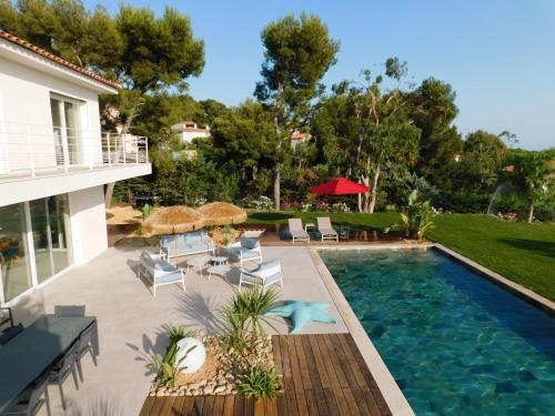 Villa d'exception piscine privée et vue mer - Location, gîte - Saint-Cyr-sur-Mer