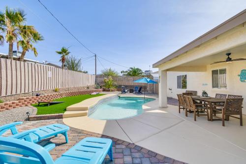 Game Room and Fire Pit Lake Havasu Retreat!