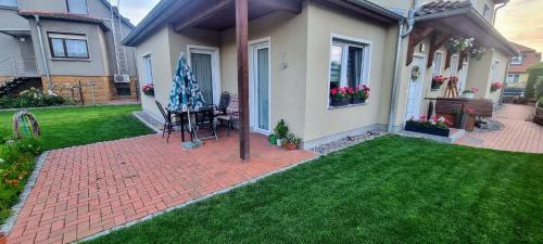 Erkély/terasz, Ferienwohnung Maasch in Schwedt/Oder