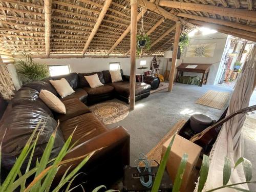 Rustic ranch house in the center of La Fortuna in San José del Cabo, Mexico