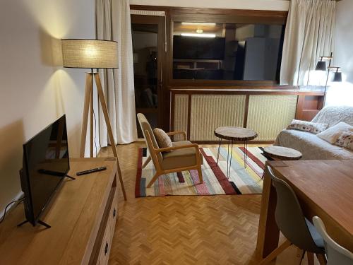 Appartement d'une chambre a Uvernet Fours a 10 m des pistes avec balcon amenage et wifi