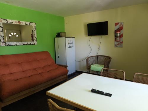 1 queen bed, 1 bunk bed, 1 sofa bed