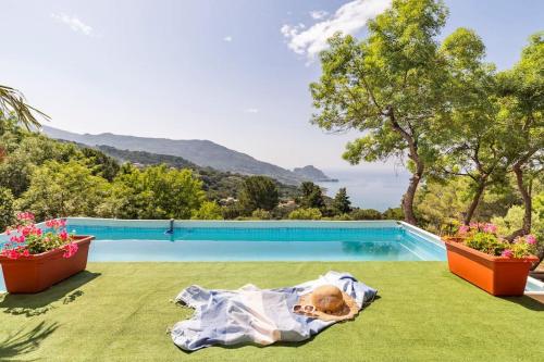  Rocca Cefalù panoramic swimming pool in S.Ambrogio in SantʼAmbrogio