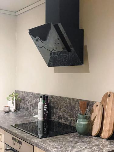 Konyha, Spacious villa with view - 5BR - FREE parking - Great Wi-Fi in Külváros