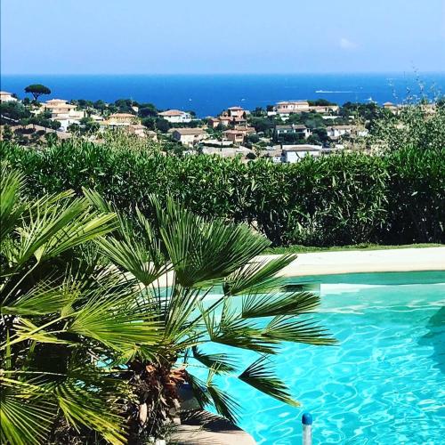 Chambre vue mer et golf - Chambre d'hôtes - Sainte-Maxime