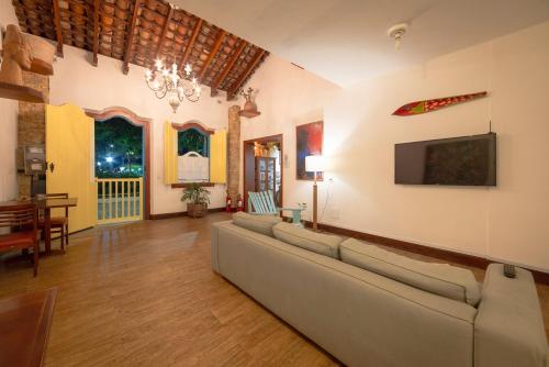 Felles stue/TV-område, Pousada Vila do Porto in Paraty