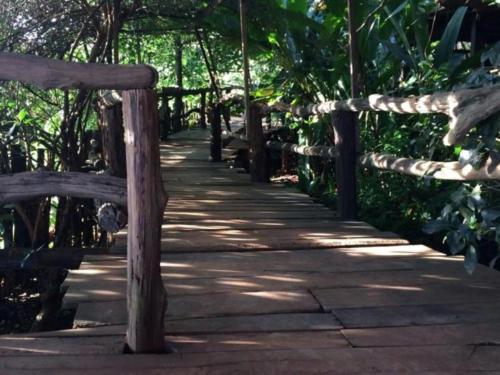 Garden, Tree Top Eco-Lodge in Banlung