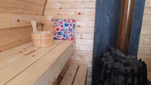 Szauna, Dom nad Stryszawką z BALIĄ i SAUNĄ - domek wypoczynkowy (Dom nad Stryszawka z BALIA i SAUNA - domek wypoczynkowy) in Stryszawa