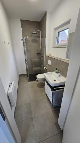 Bathroom, Ferienwohnung Hesse Ilsede in Ilsede