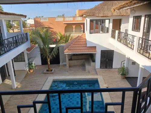 balkon/terras, Sen hôtel (Sen hotel) in Saly