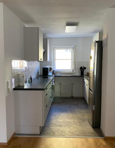 مطبخ, Ferienwohnung am Obertor in بفوليندورف