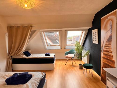 Ferienwohnung Aurora - WLAN, 2 Schlafzimmer, TV, Küche, Bad, Waschmaschine in Malterdingen, Deutschland