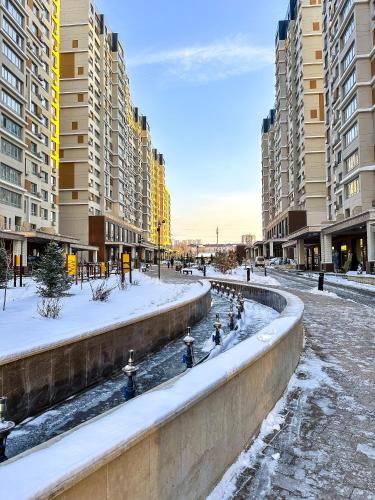 Two-room apartments in Rams City Almaty