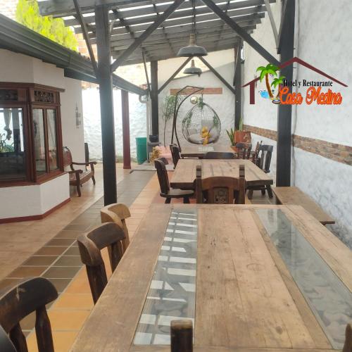 Étterem, Hotel y Restaurante Casa Medina in Garzon (Huila)