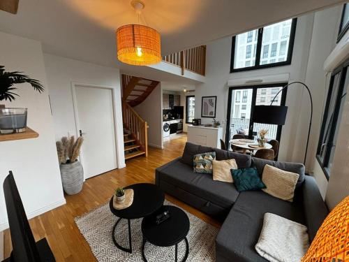 Grand appartement duplex lumineux - idéal JO 2024 - Location saisonnière - Asnières-sur-Seine