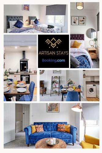 Deluxe Apartment in Southend-On-Sea by Artisan Stays I Free Parking I Weekly or Monthly Stay Offer I Sleeps 5