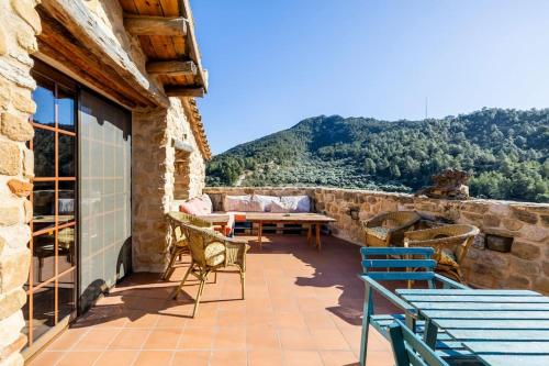 Kilátás, Can Miqueló - casa rural 16 hòstes (Can Miquelo - casa rural 16 hostes) in Prat de Comte