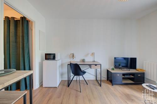 共用Lounge/電視區, Petit Sentier / Hôpital Trousseau (Petit Sentier / Hopital Trousseau) in 茹埃萊圖爾