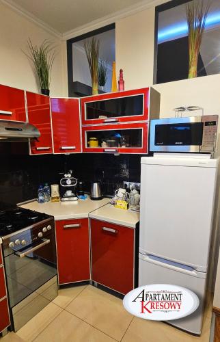 APARTAMENT KRESOWY parter 3 pokoje duża łazienka kabino-wanna SPA wi fi ekspres 2x smart tv antresola parking free plac zabaw bilet na aquapark 150m w cenie