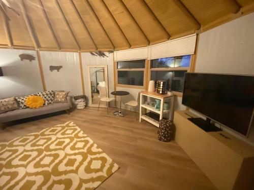 Glamping-Sky Dome Yurt-Tiny House-2 by Lavenders field in Valley Center, USA